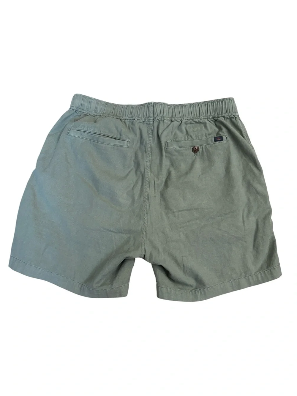Faherty Essential Drawstring Short in Sage Green Size M